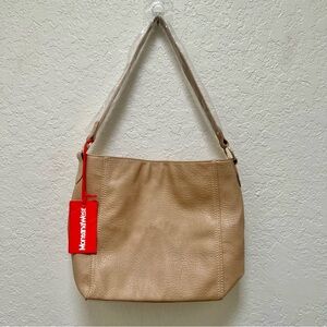 Montana West Women's Tan Leather Hobo‎ Shoulder Bag NWT